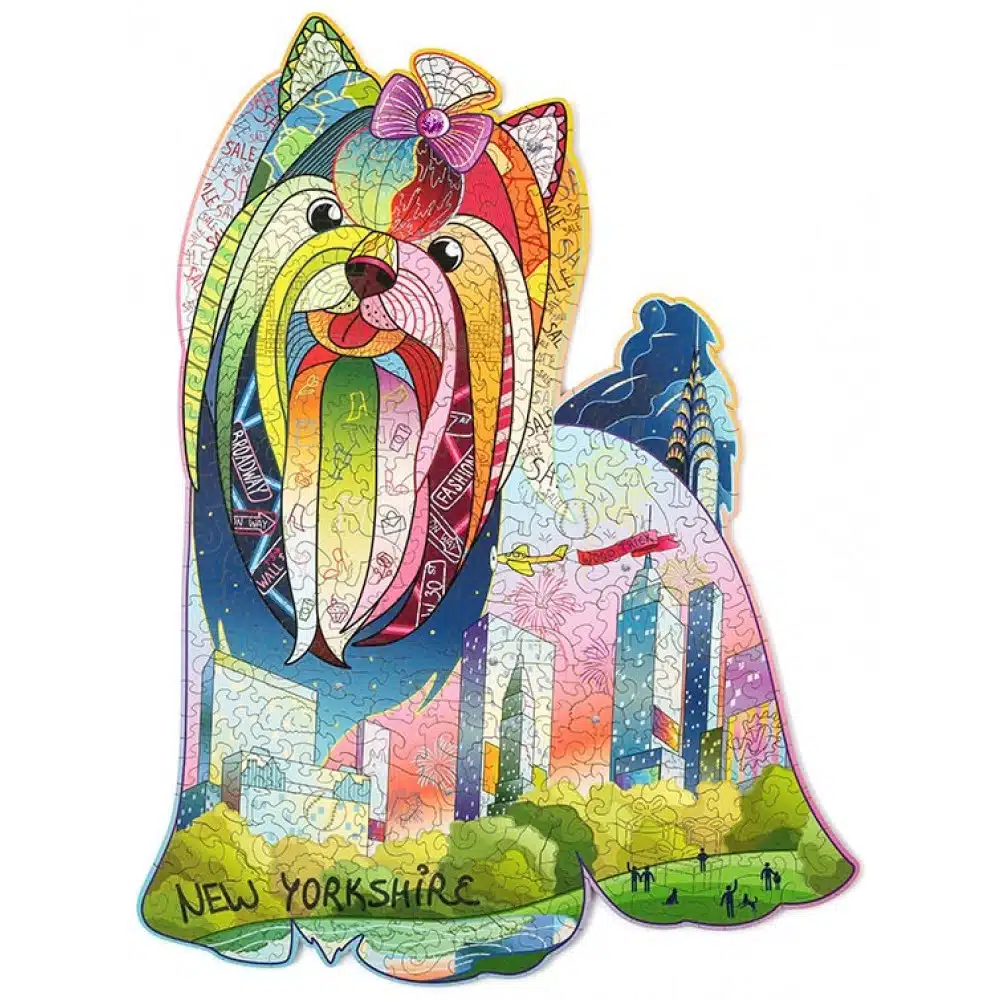 New york shire kutya fa puzzle