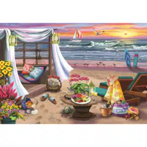 Summertime nyár fa puzzle