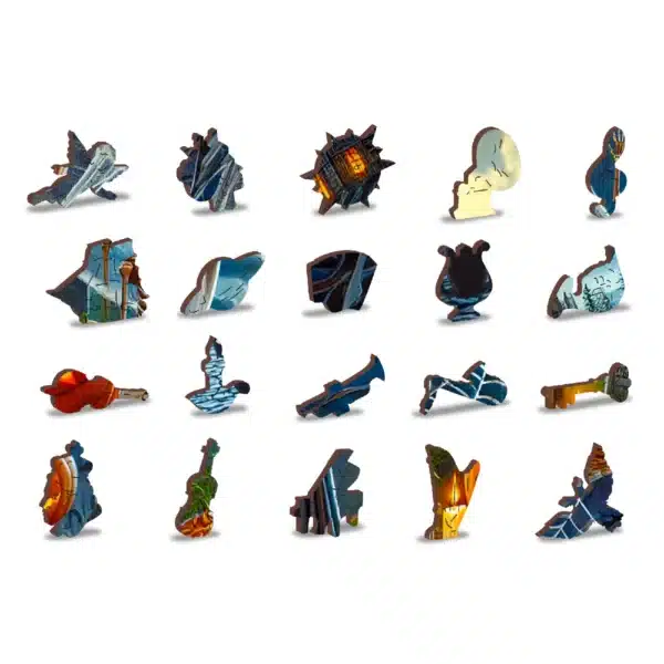 kísérteties tökök éjszaka halloween fa puzzle