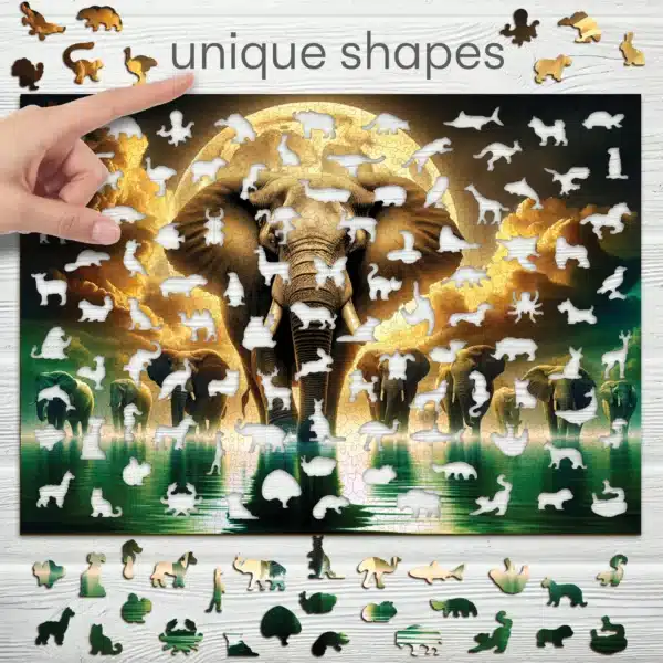 elefánt álmok fa puzzle