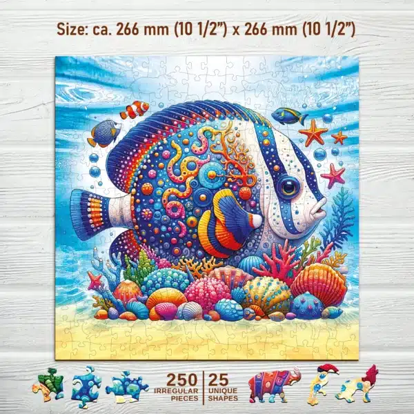 egzotikus hal fa puzzle