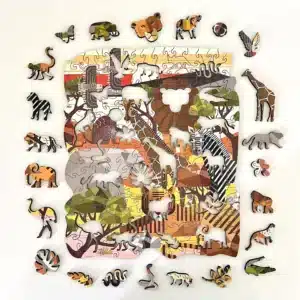 afrikai szavanna fa puzzle