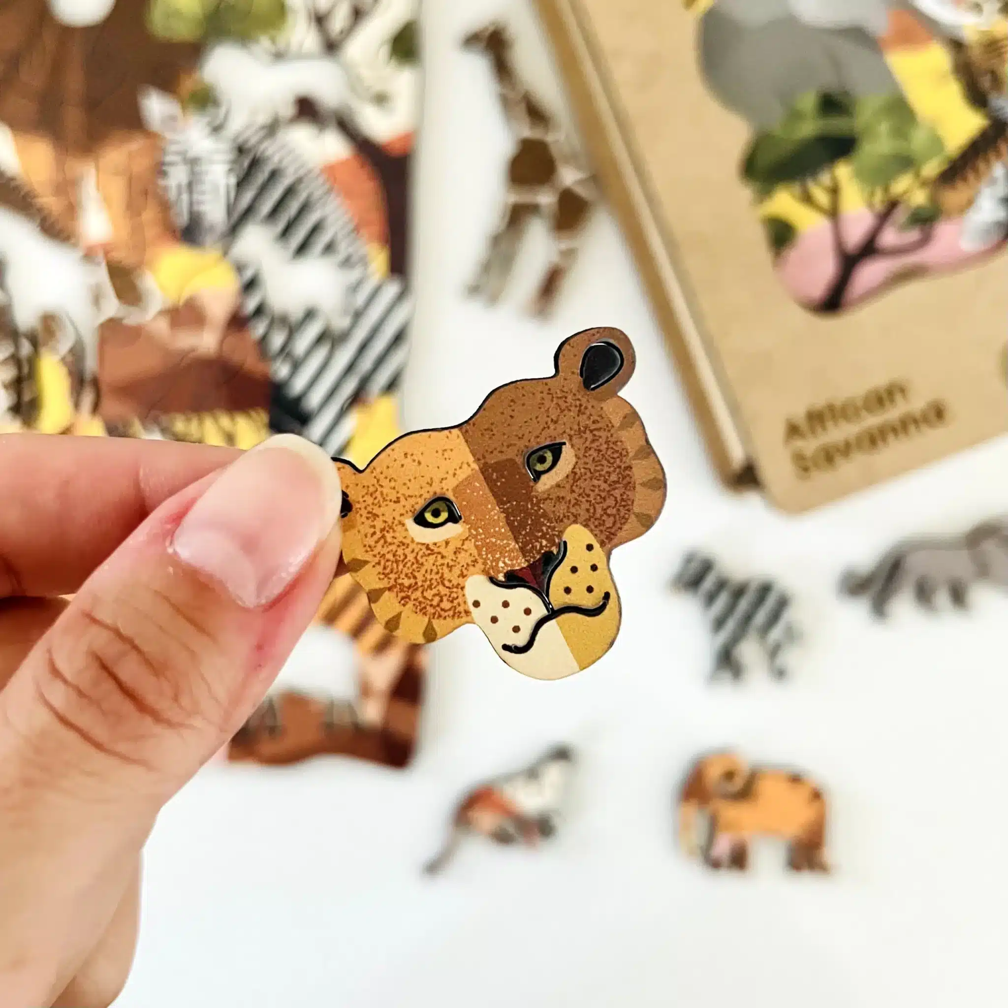 afrikai szavanna fa puzzle