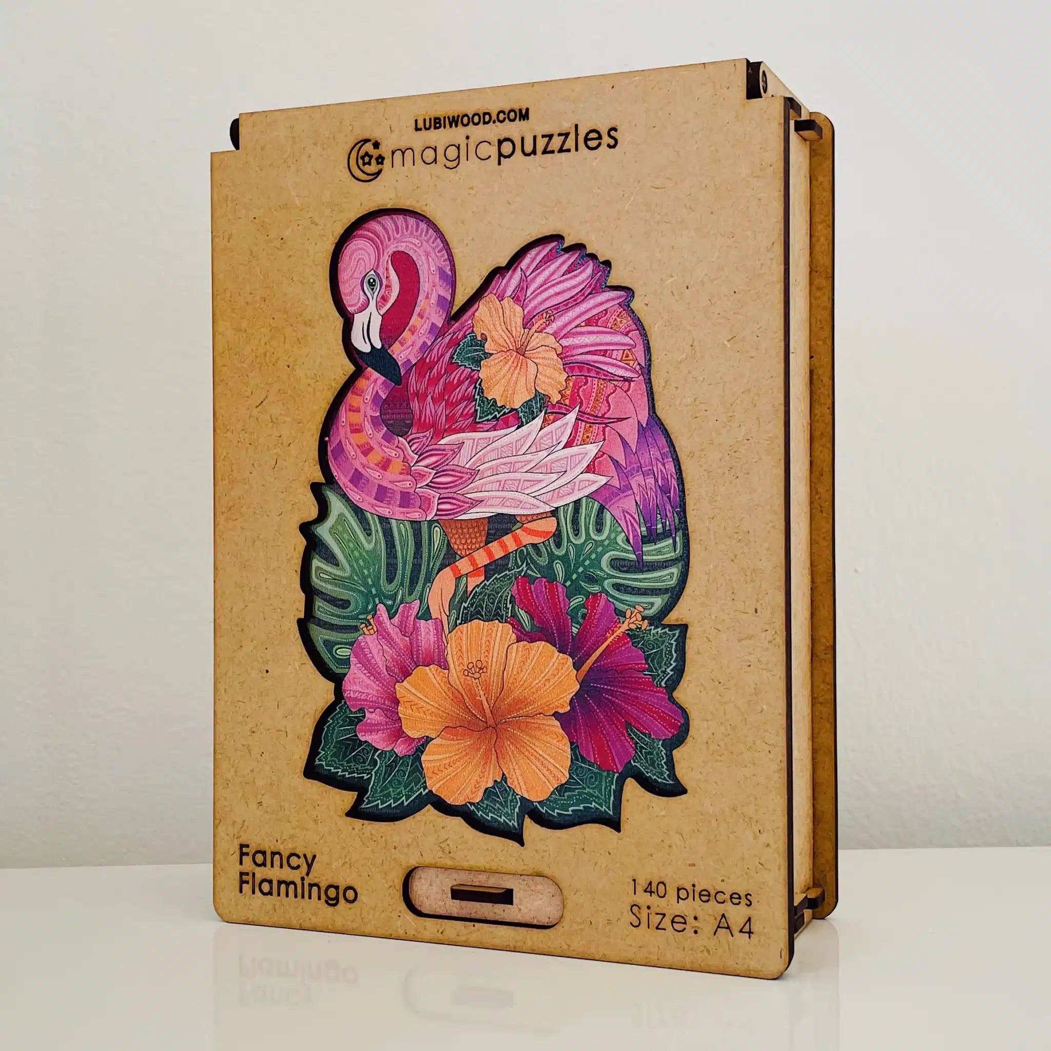 szép flamingó fa puzzle