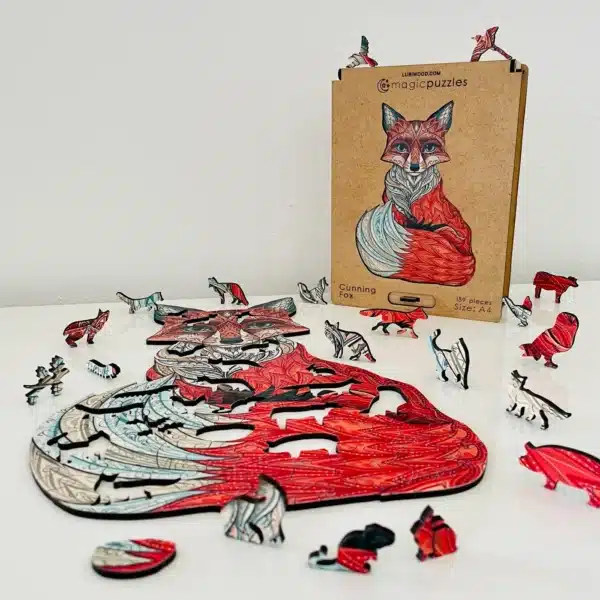 Ravasz Róka fa puzzle