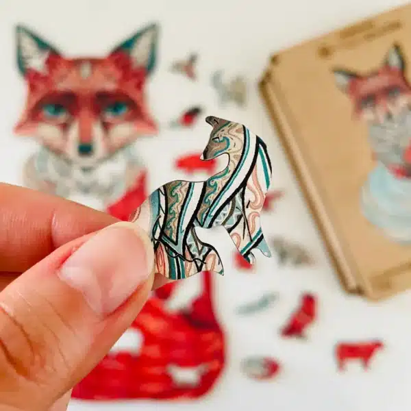 Ravasz Róka fa puzzle