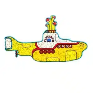 sárga tengeralattjáró fa puzzle