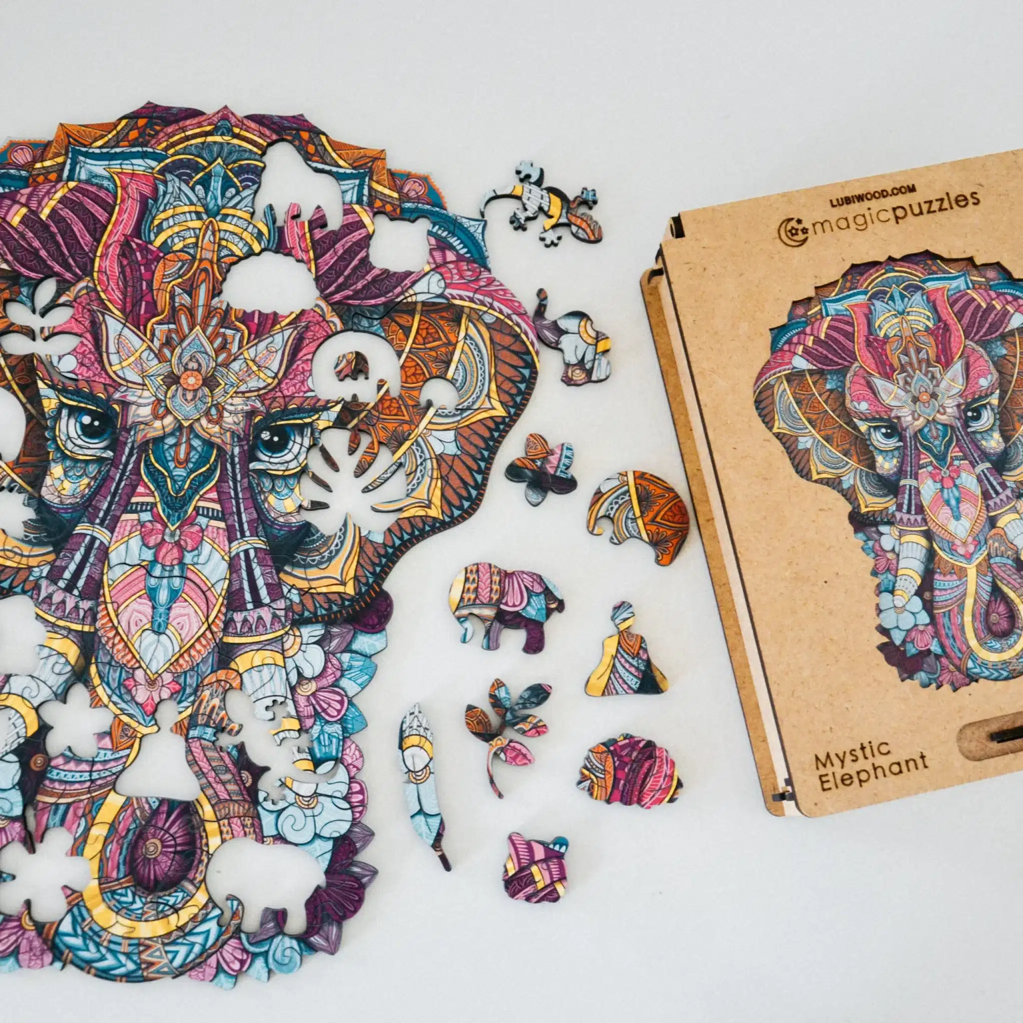 misztikus elefánt fa puzzle