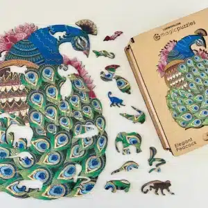 Elegáns Páva fa puzzle