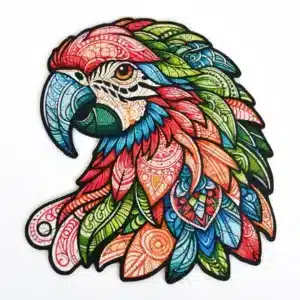 trópusi papagáj fa puzzle