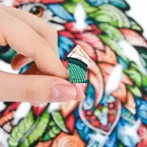 trópusi papagáj fa puzzle