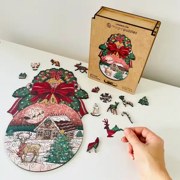 téli tündérmese fa puzzle