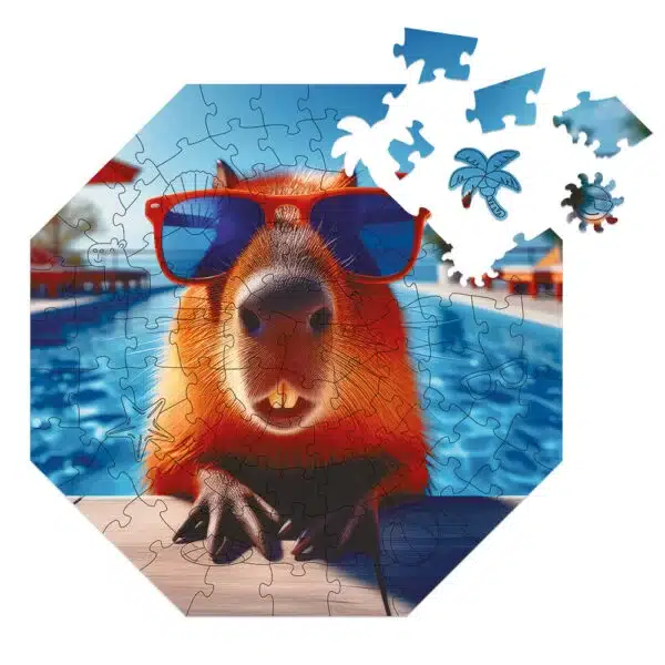 capybara, swimpybara fa puzzle