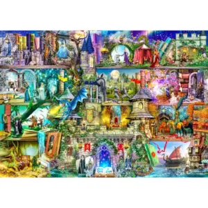 Egyszer volt, hol nem volt – egy tündémese fa puzzle