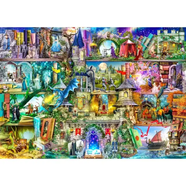 Egyszer volt, hol nem volt – egy tündémese fa puzzle