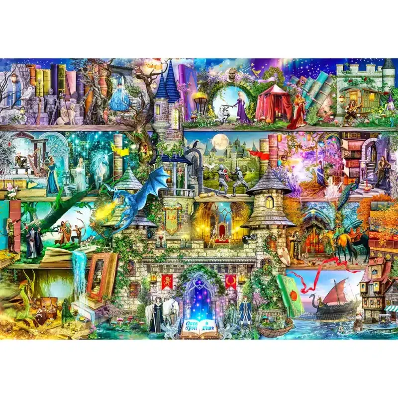 Egyszer volt, hol nem volt – egy tündémese fa puzzle