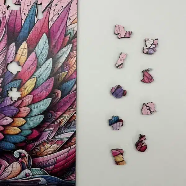 elegáns hattyú fa puzzle