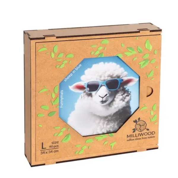 funky bárány fa puzzle