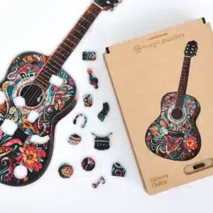 Menő gitár fa puzzle