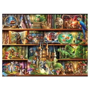 minden polcon egy mese fa puzzle