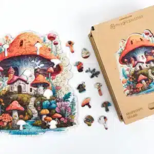 gombaház fa puzzle