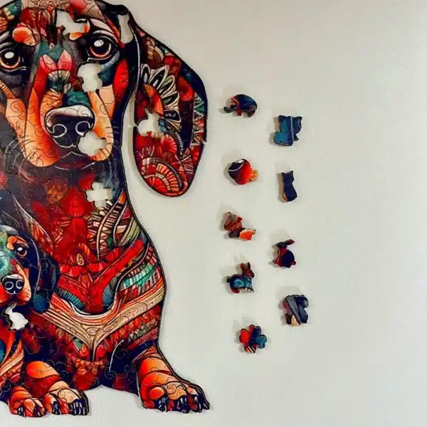 tacskó család fa puzzle