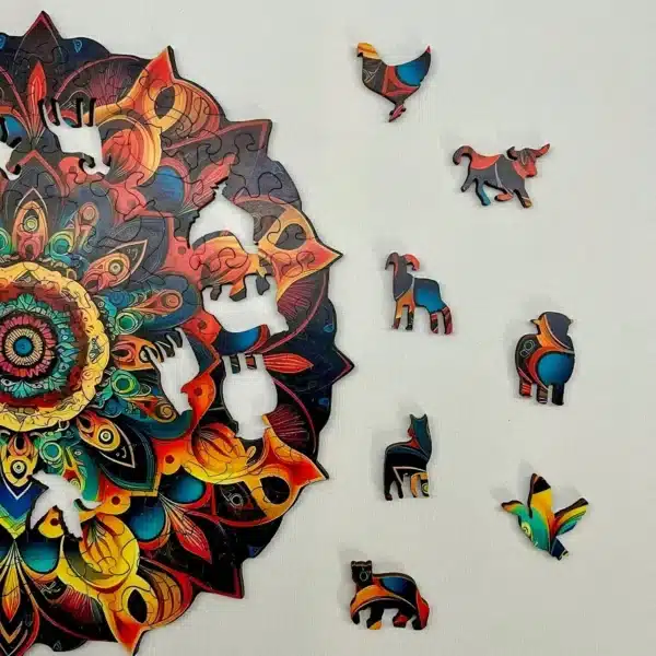 tűz manadal fa puzzle