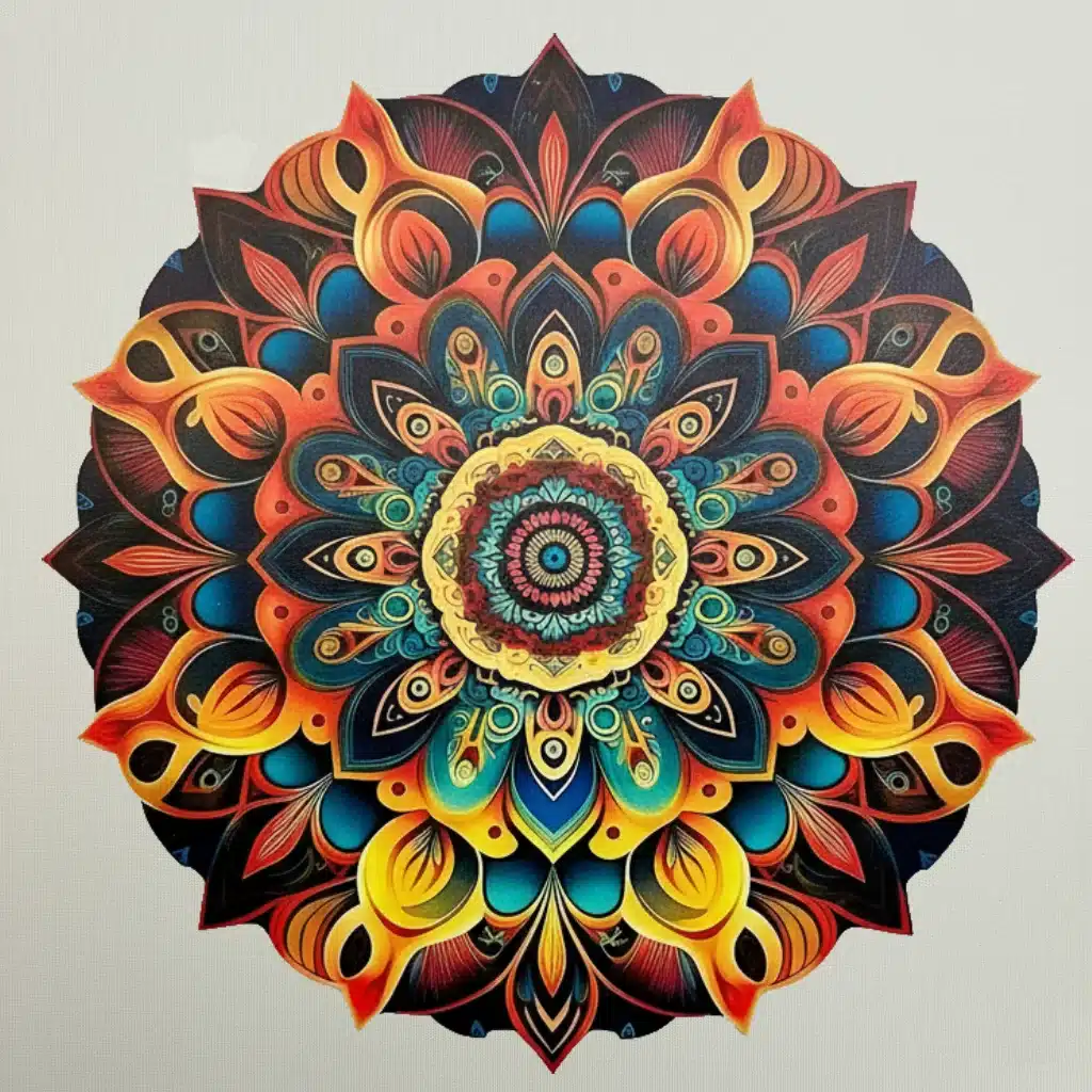 tűz manadal fa puzzle