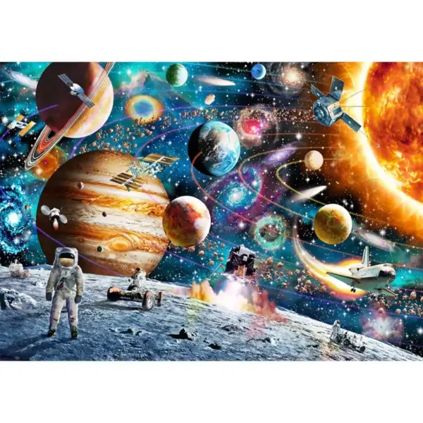 Űrodüsszeia 2000 db fa puzzle