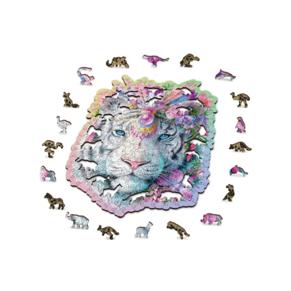 misztikus tigris fa puzzle
