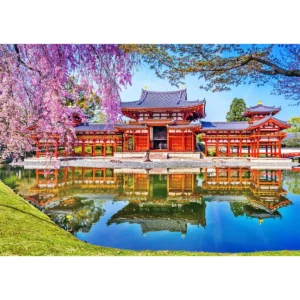 japán templom fa puzzle
